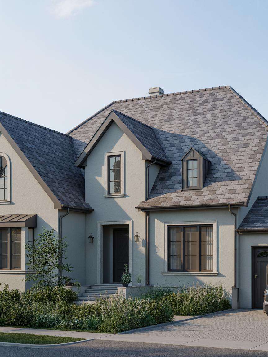 Slate roofing on a Northern Virginia home