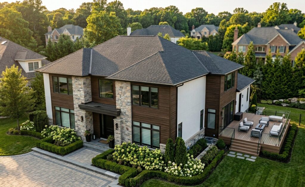 Asphalt Roofing project completed by Noverra Exterior in Virginia