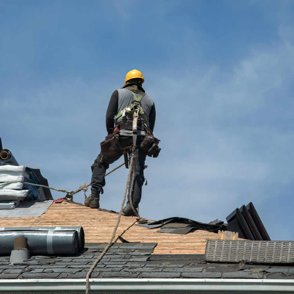 New asphalt shingle roof installed on Alexandria, Virginia home